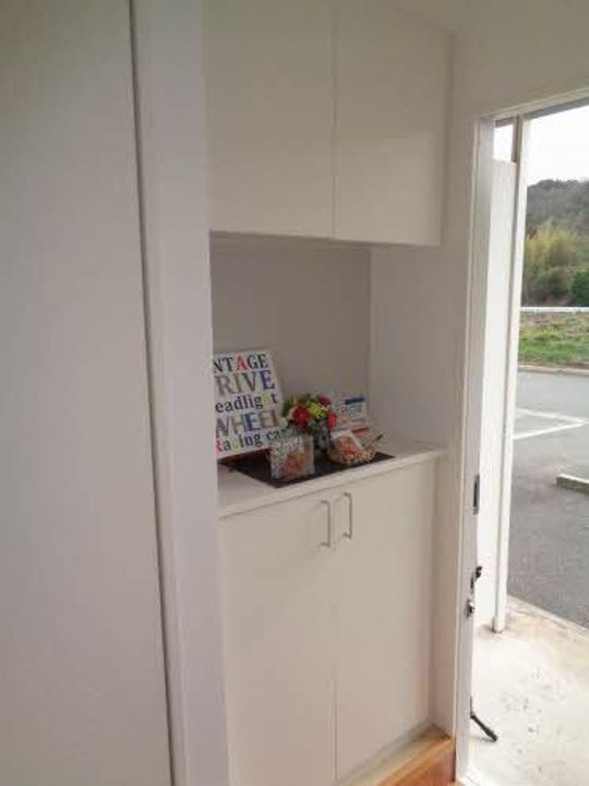 グランビュー C棟の玄関