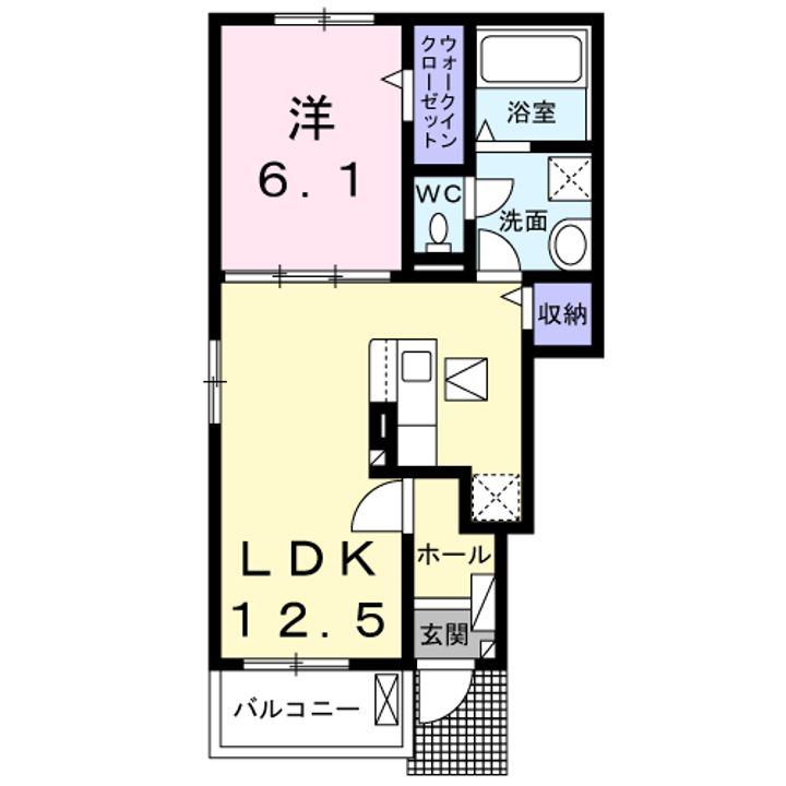 シュトラールAの間取り