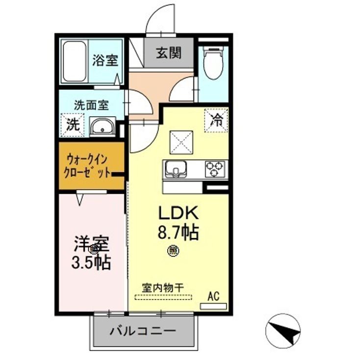 ローゼン・リッターIIの間取り