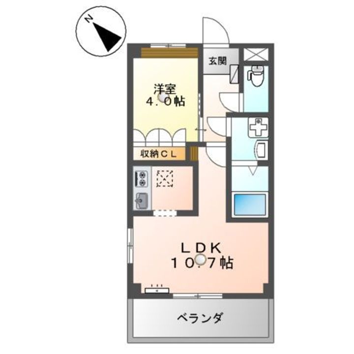 メゾンパストラルの間取り