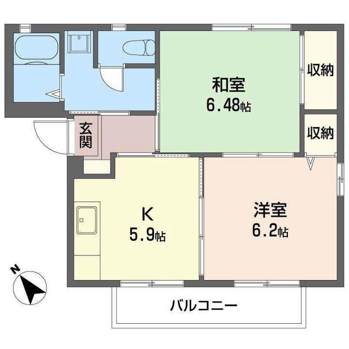 グランジュール上宇部の間取り