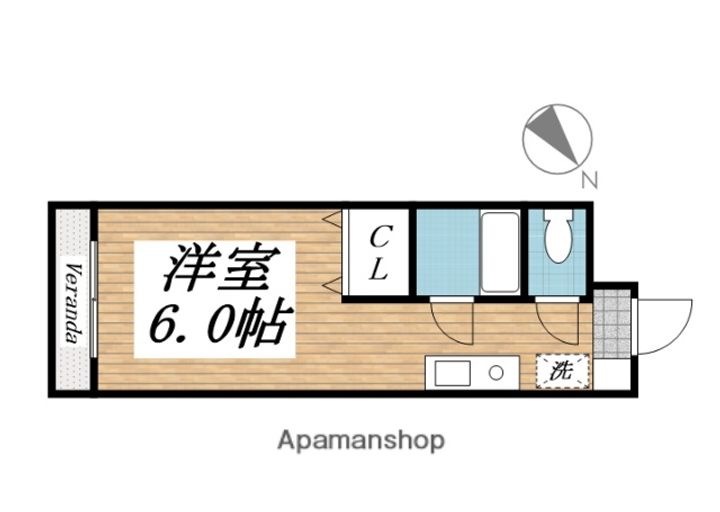 メゾン・ド・シャーレの間取り