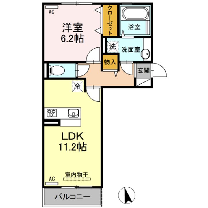 アヴァンティ コートの間取り