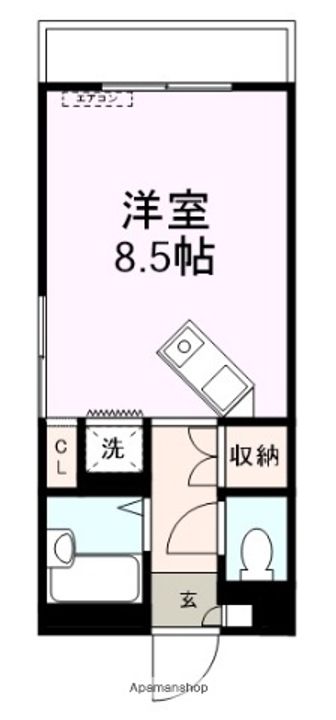 アルフィーネ宇部210の間取り