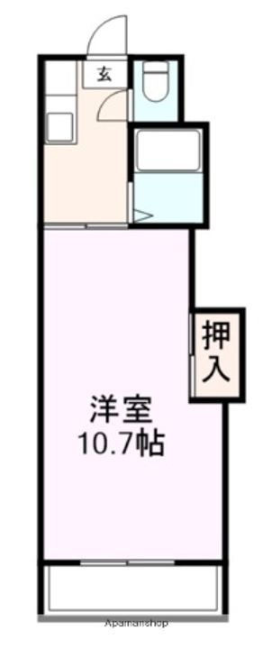 山口県宇部市宮地町の賃貸アパート205の間取り