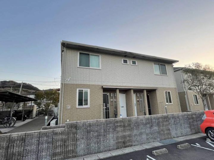 アンジュ ド ボヌール A棟の外観