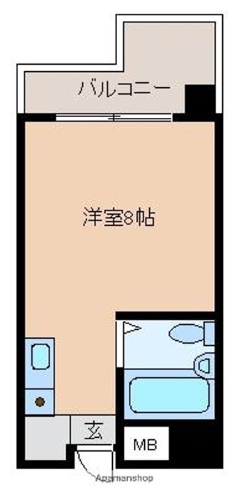 シンコー宇部スカイマンション203の間取り