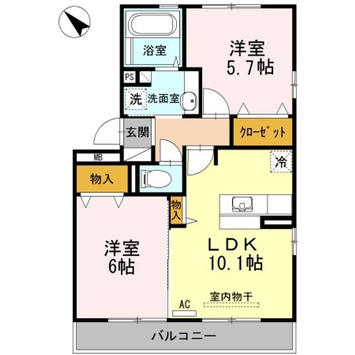 フェリックスの間取り