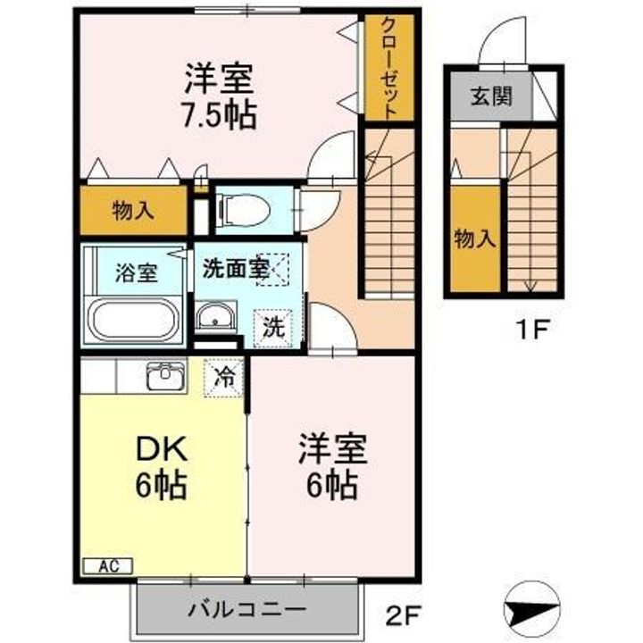 キャッスル・ユウの間取り