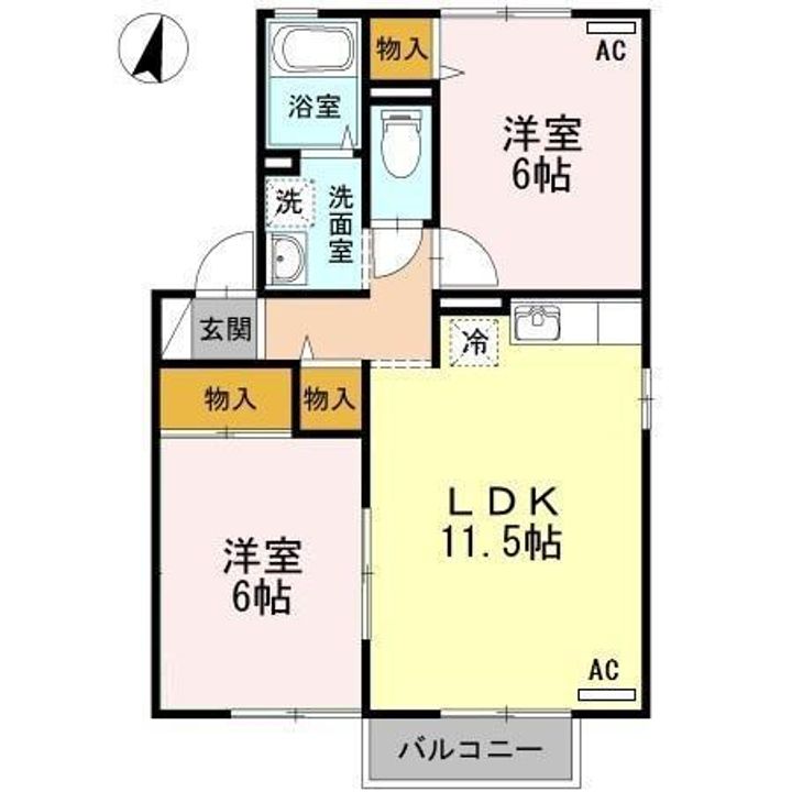 ハピネス則貞の間取り