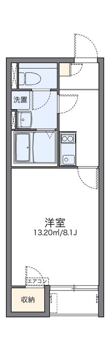 レオネクストはなもも舘102の間取り