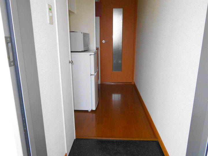 レオパレスかのん202の玄関