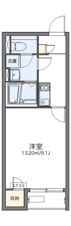 レオネクストキャプステン 大山204の間取り