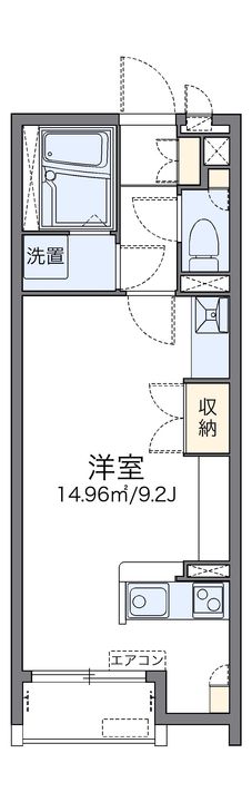 レオネクストメリッサ106の間取り