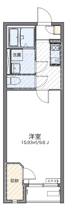 レオネクスト冨貴ヶ丘Ⅱ102の間取り