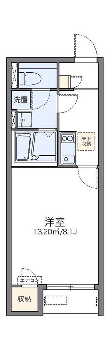 レオネクストFEEL104の間取り