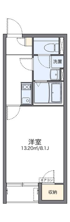 レオネクスト冨貴ヶ丘203の間取り