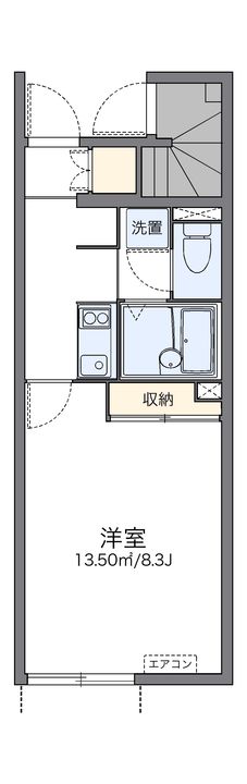レオネクストコリス オット102の間取り