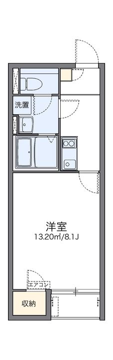 レオネクストレクエルドKY202の間取り