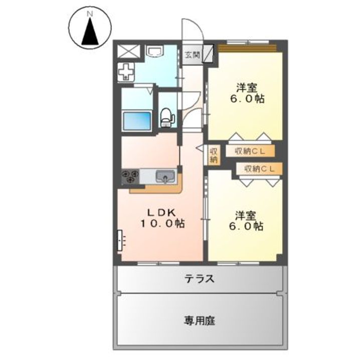 クローバーツインズの間取り