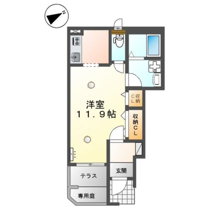 ルピナス咲の間取り