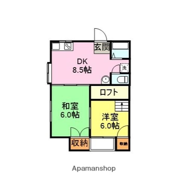 サンレジデンスAOI103の間取り