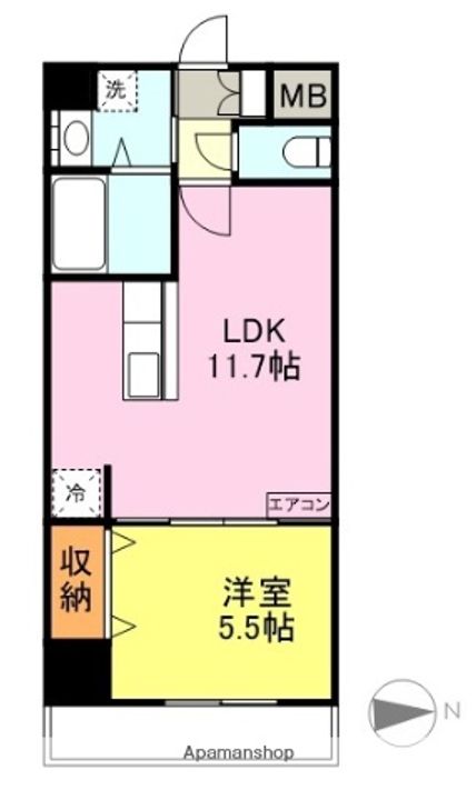 NORTIK川中の間取り