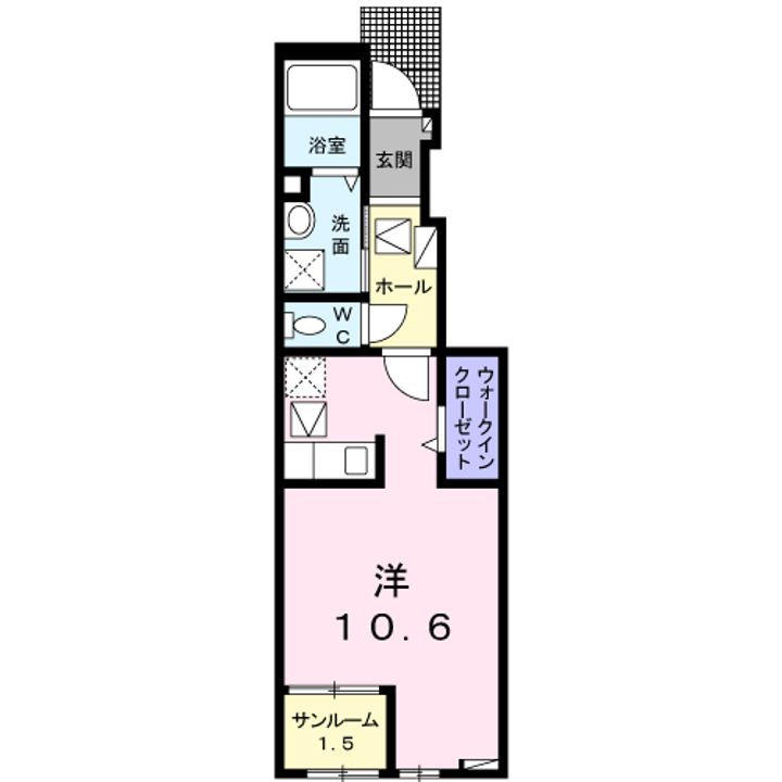 グレース 長府の間取り