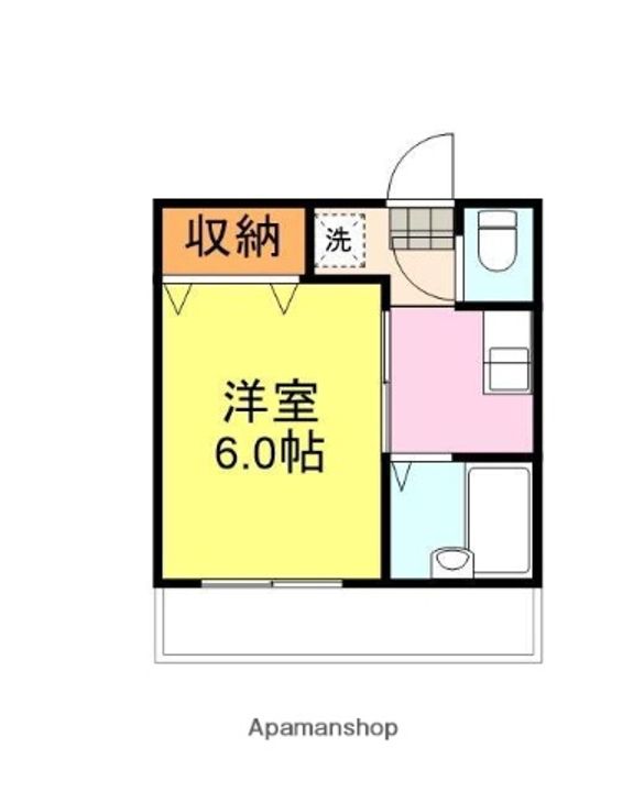 一の宮ハイツ203の間取り