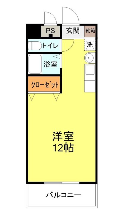 アクティブビルKARATO1204の間取り