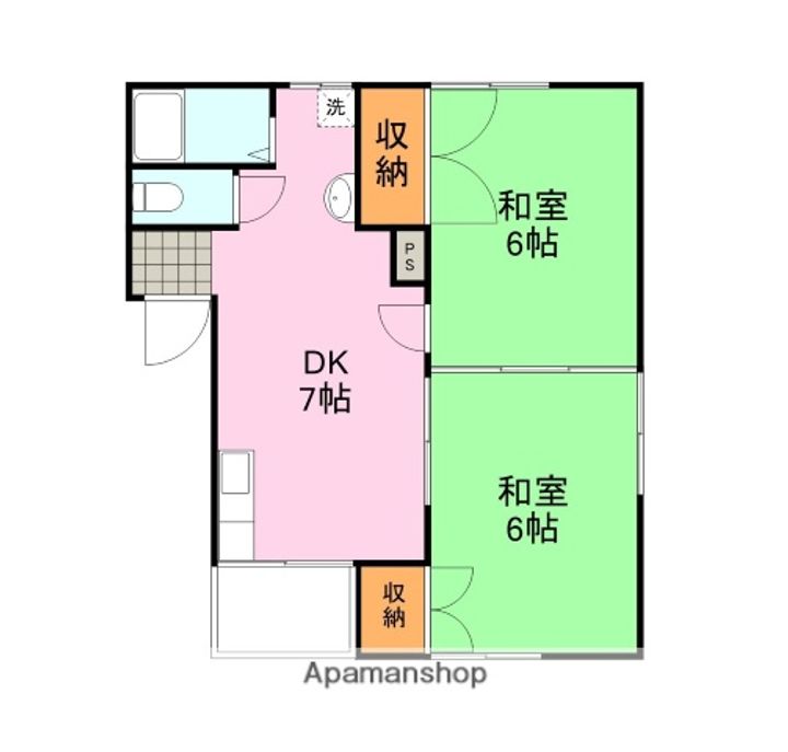 パルム大仲202の間取り