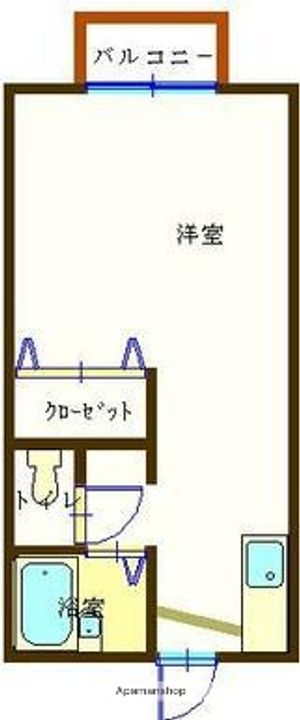 山口県下関市川中豊町7丁目の賃貸アパートの間取り