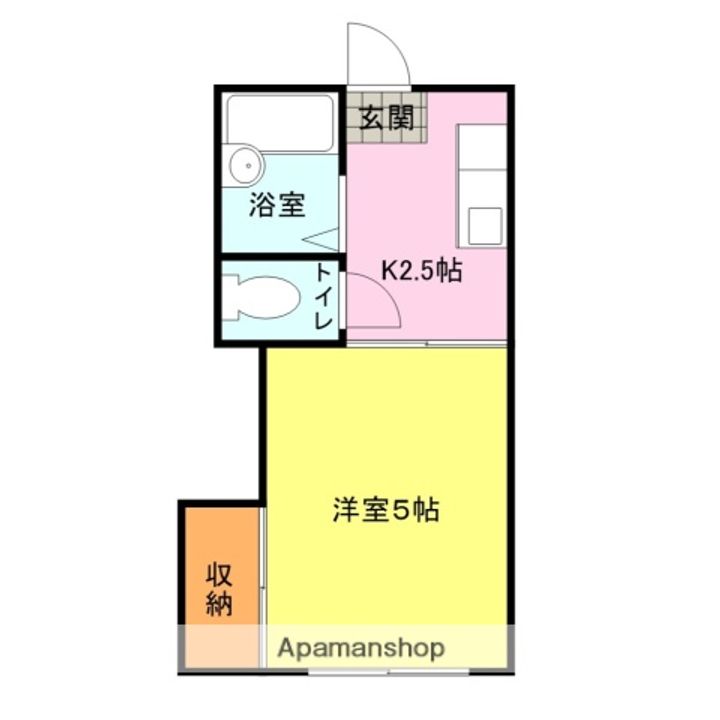 コーポレーション原Ⅰの間取り