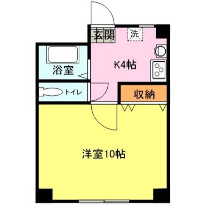 うすずみアパート2の間取り