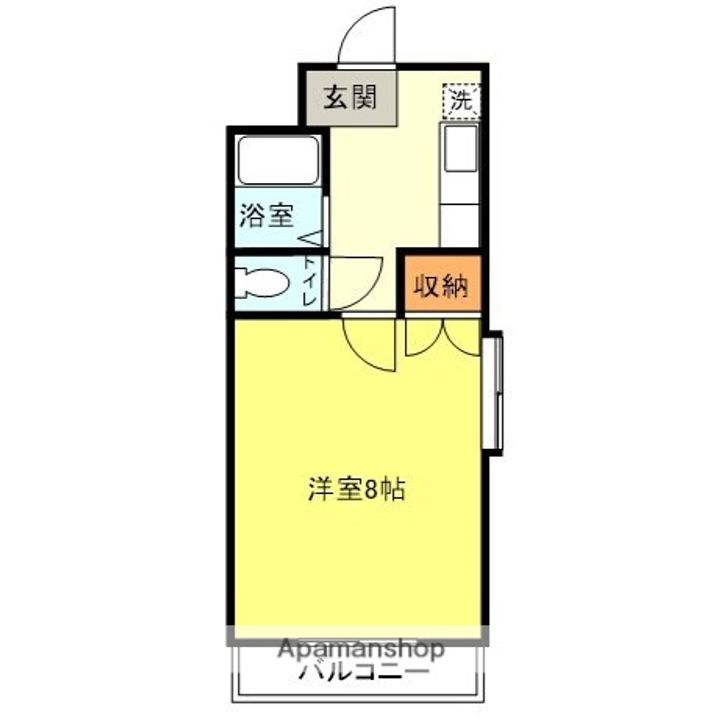 山口県下関市大学町1丁目の賃貸マンション832の間取り