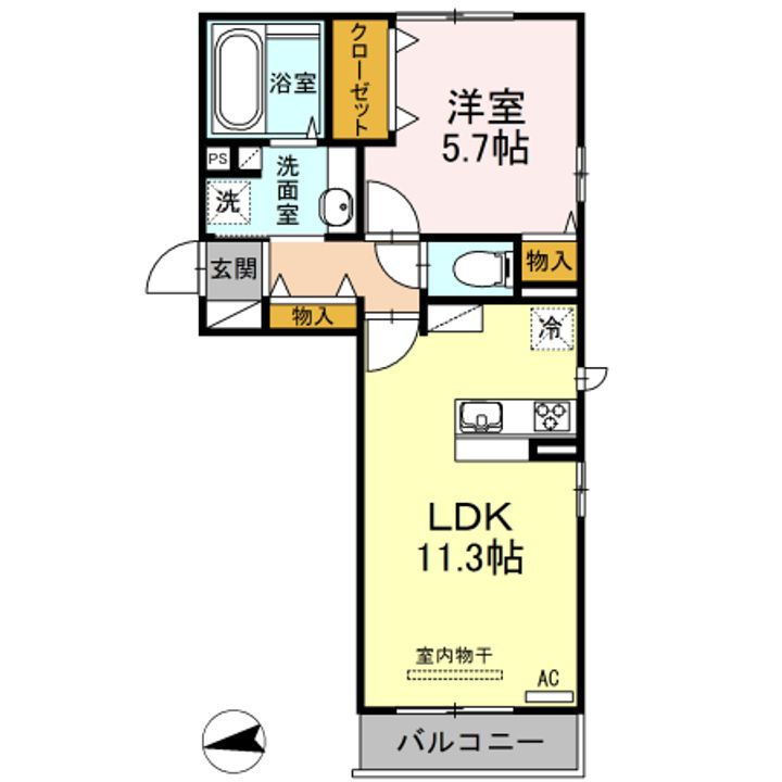 LSY 58の間取り