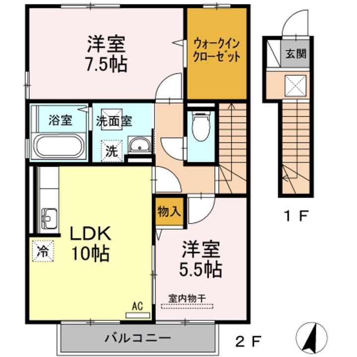 グランシャリオの間取り