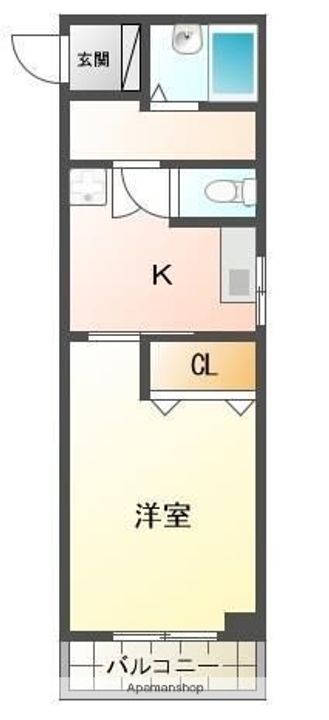 コムズ学園前の間取り