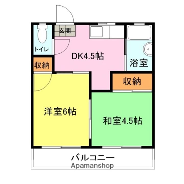 サンコア川中203の間取り