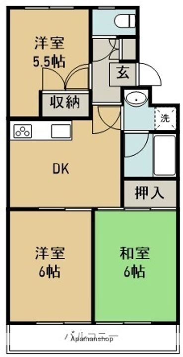 アルカディア21の間取り