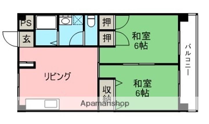 啓ビル201の間取り