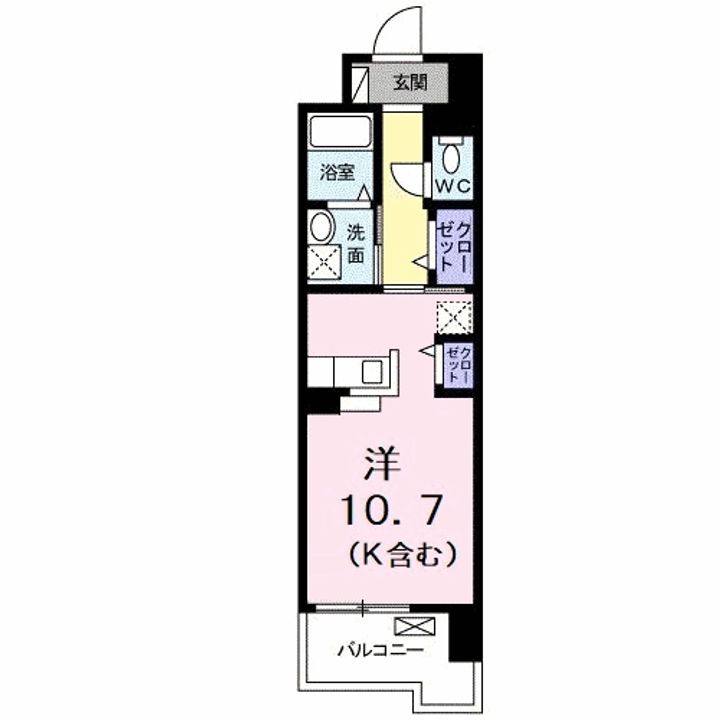 グランクリュ佐古 WESTの間取り