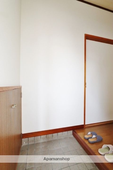 河原ハイツ102の玄関