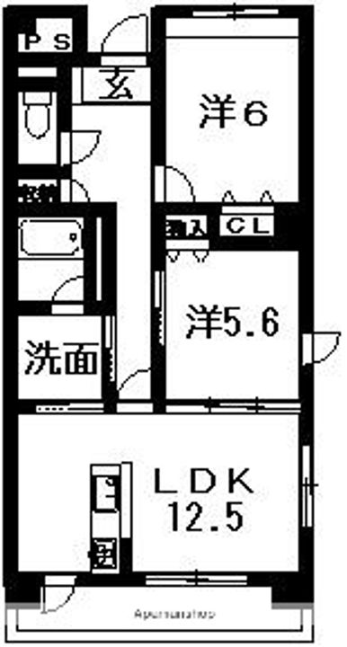エスポワールの間取り