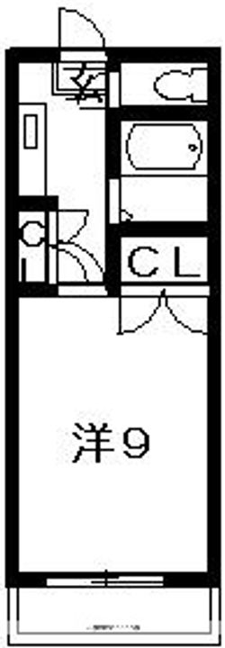 シビル西新浜201の間取り