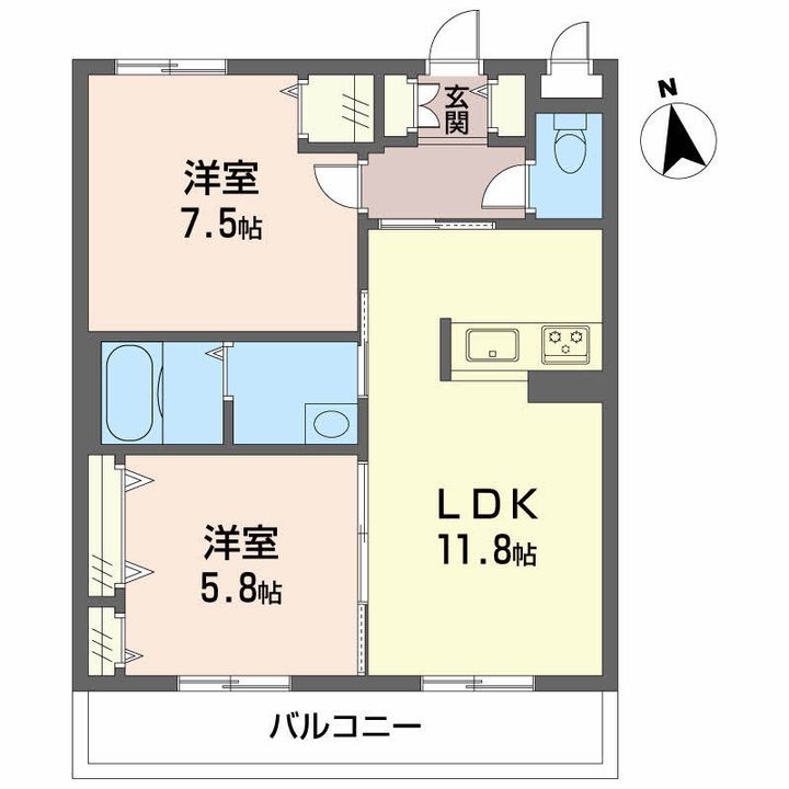 花音の間取り