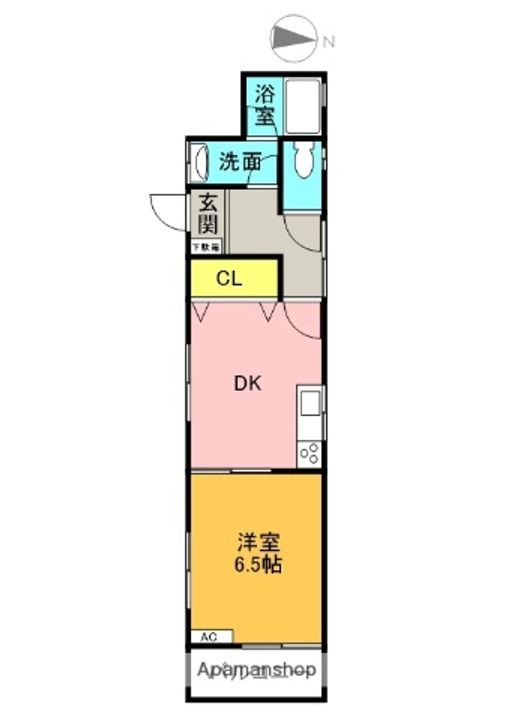 レオハイツ201の間取り