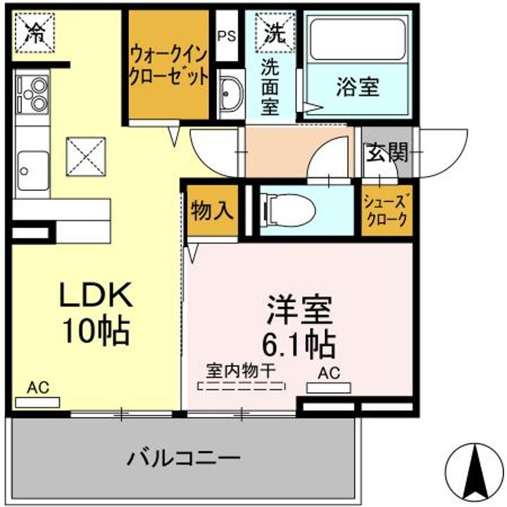 ミルキー住吉の間取り