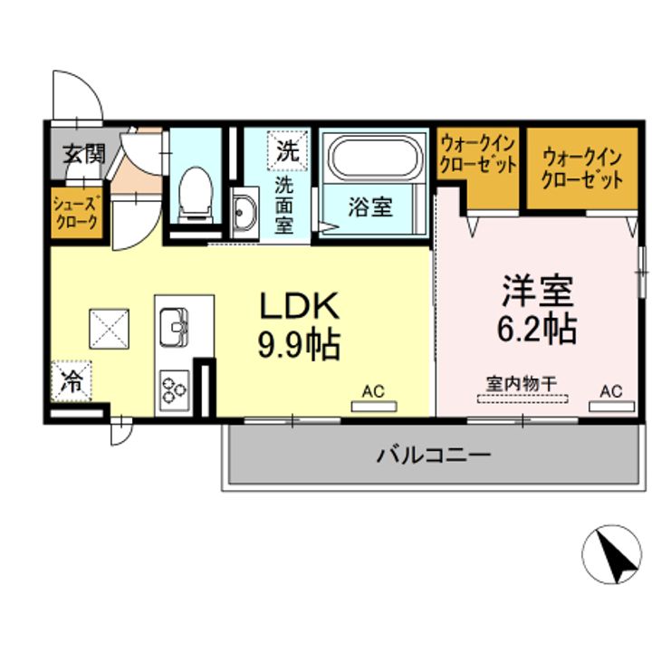 メゾン沖浜の間取り