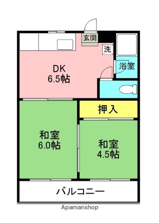 コーポ荒木の間取り